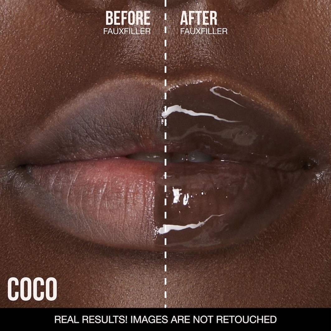 Блеск для губ Huda Beauty Faux Filler Extra Shine, coco, 3.9 мл — фото 3