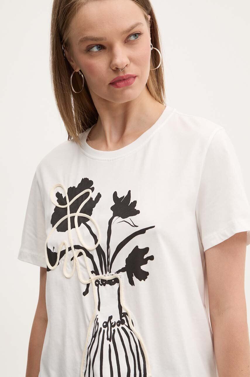 

Хлопковая футболка Desigual SHADOW, белый