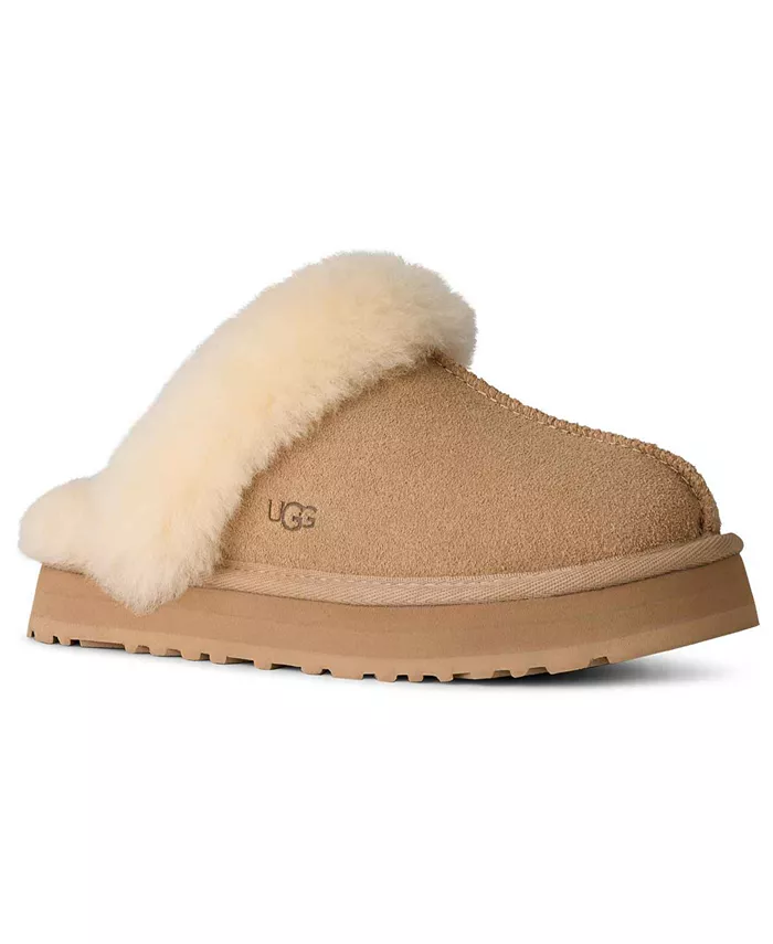 

UGG Kids Round Toe Disquette тапочки Ugg, загар/бежевый