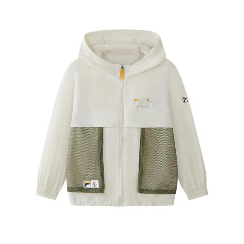 Куртка FILA KIDS с капюшоном Asparagus White