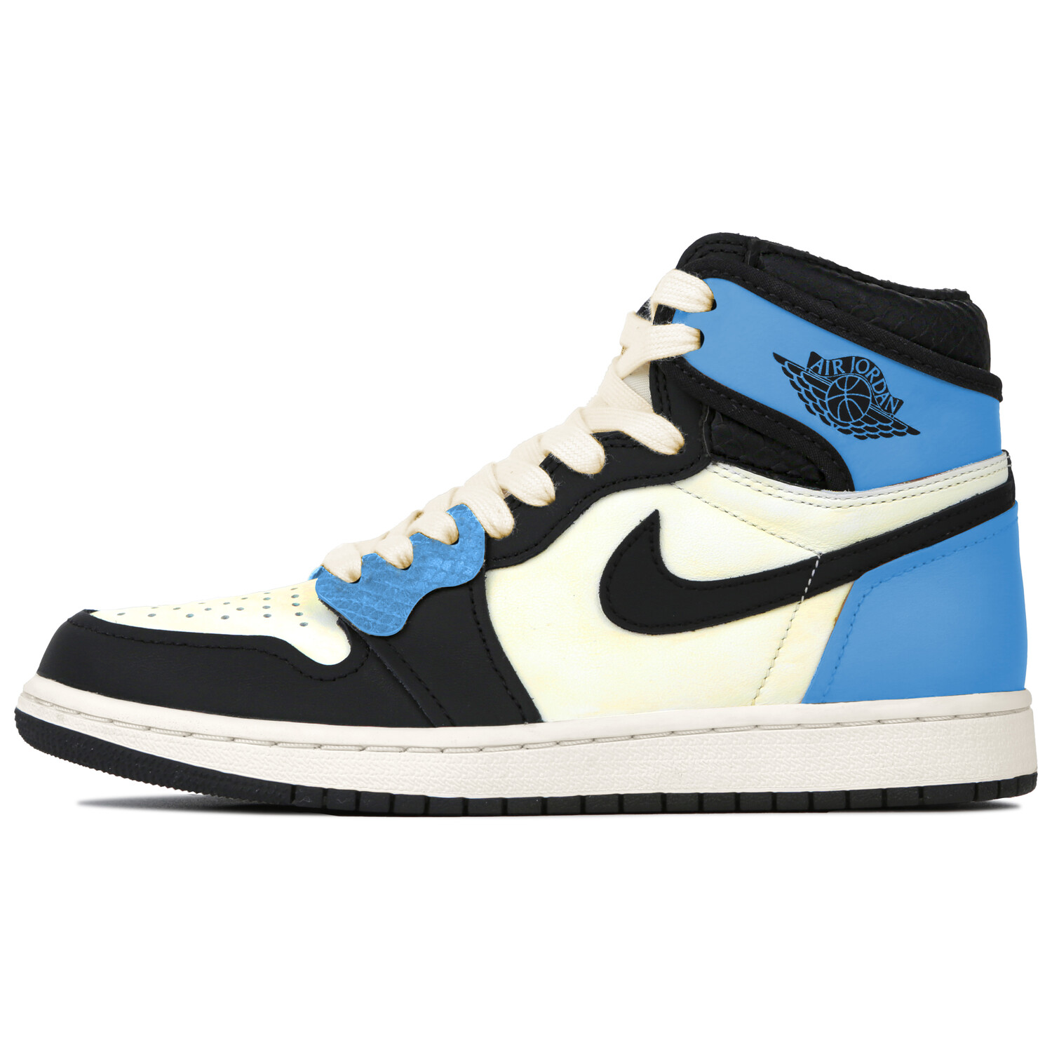 

Баскетбольные кроссовки Air 1 Vintage Unisex High-Top Black/Blue Jordan