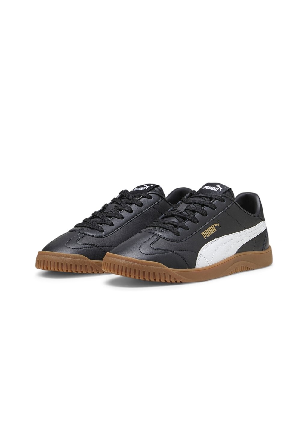 Низкие кроссовки Club Puma, цвет black white gold — фото 2
