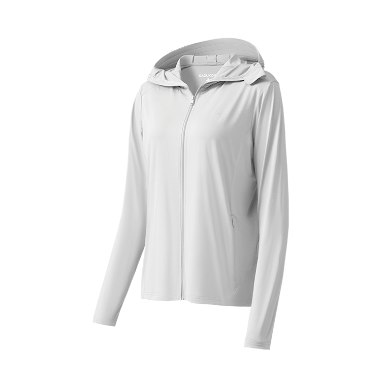 

Солнцезащитная одежда унисекс XIAOYEHEZI, Loose Fit Hooded, Milkshake White