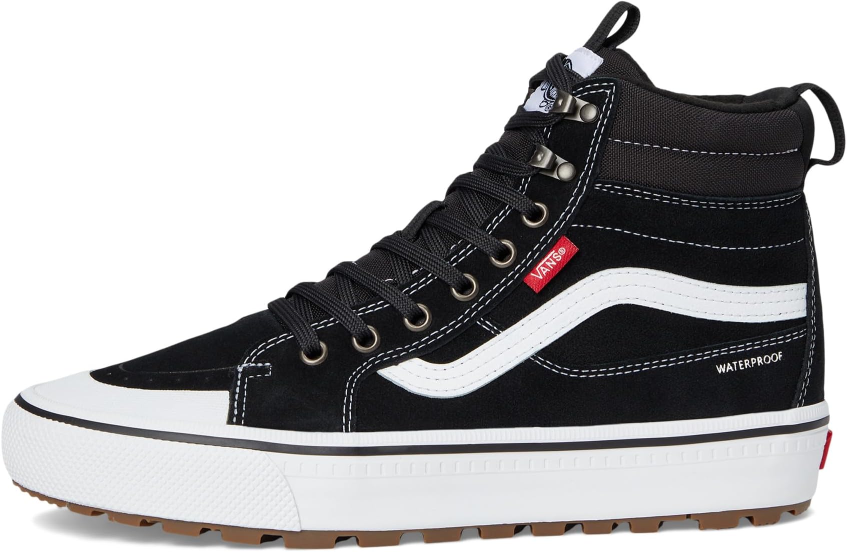 Кроссовки Vans U MTE SK8-Hi Waterproof Insulated, черный/белый — фото 4