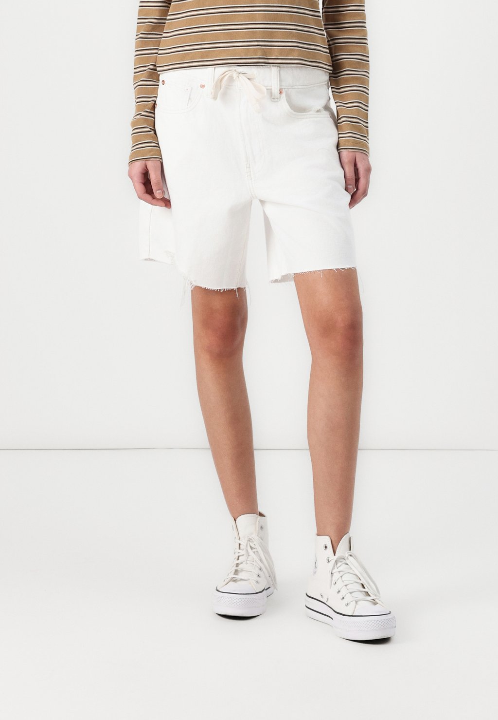 

Джинсовые шорты LOOSE SHORT GAP, белый