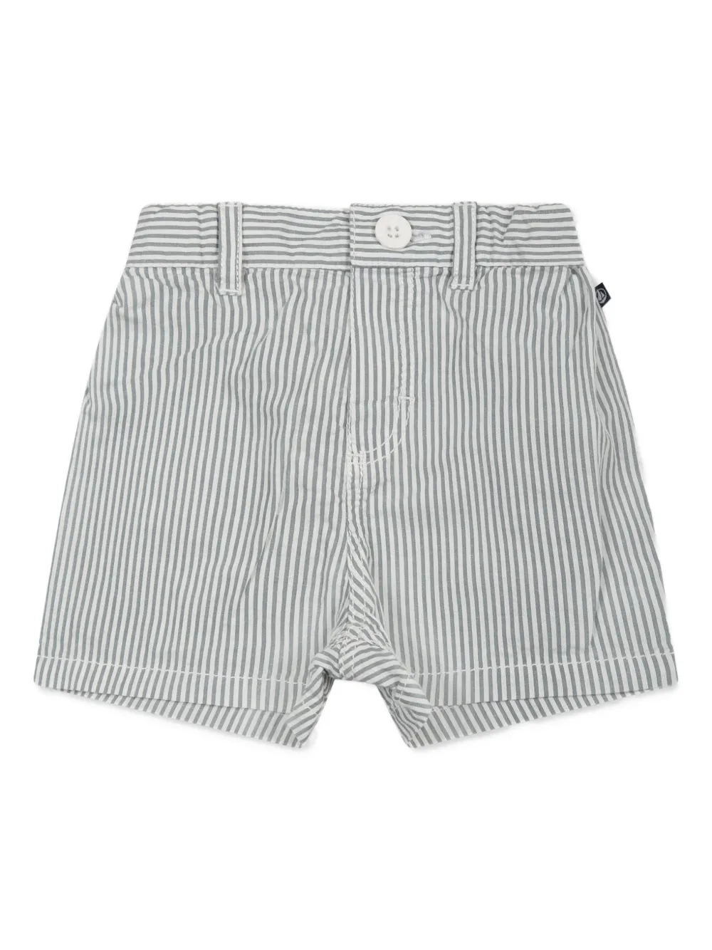 

Шорты в полоску Petit Bateau, серый