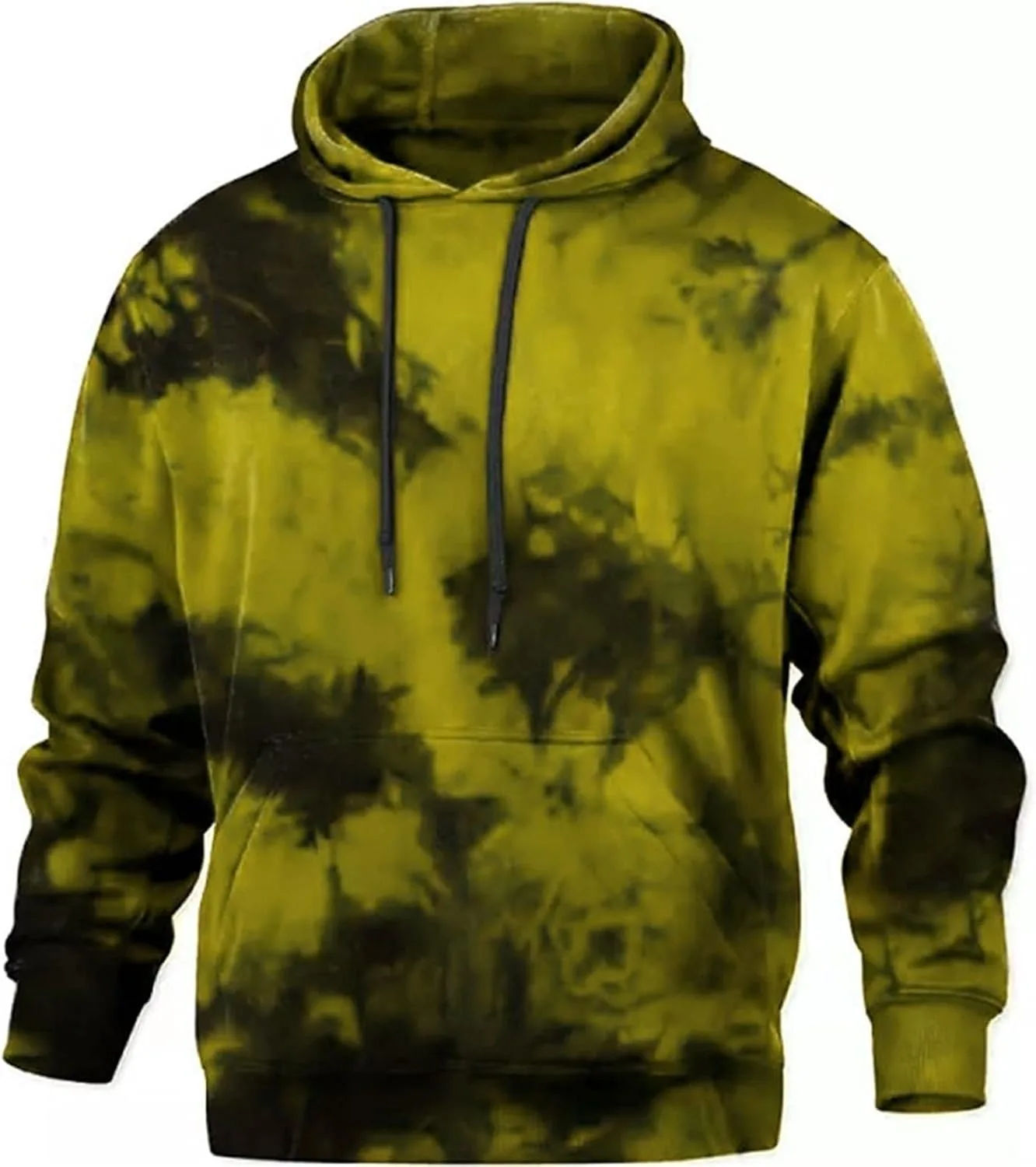 

Мужская худи с длинным рукавом в стиле тай-дай Lolvmvchi