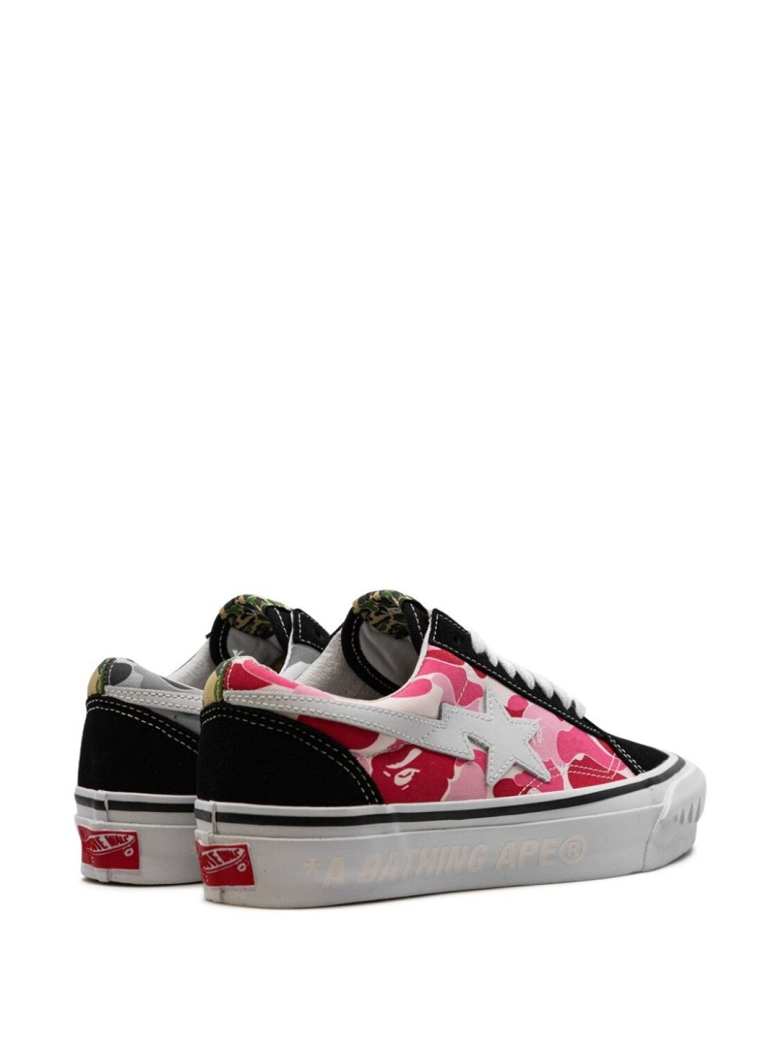 Vans x Bape Old Skool кроссовки, зеленый — фото 3