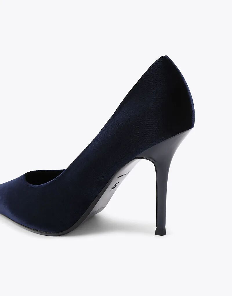 Туфли на каблуке KG Kurt Geiger Nala темно-синего цвета — фото 4