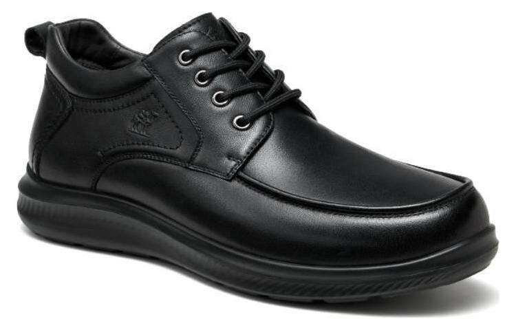 Мужские туфли CAMEL Men's Casual Shoes Men Low-Top Black — фото 2