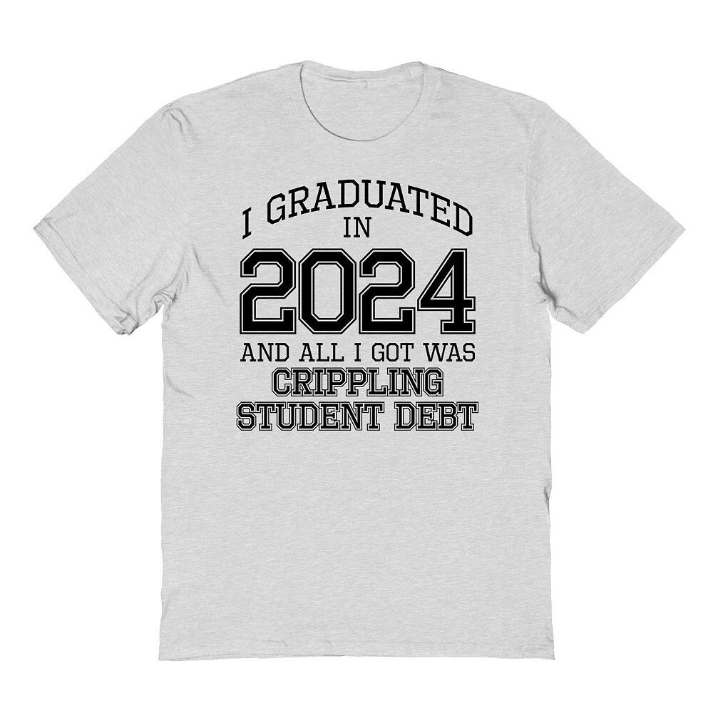 

Мужская футболка COLAB89 от Threadless I Graduated In 2024 Graduate Graphic Tee COLAB89 by Threadless, цвет Ash Gray