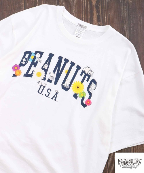 

Футболка с коротким рукавом, оверсайз PEANUTS, Snoopy, вес 176 г
