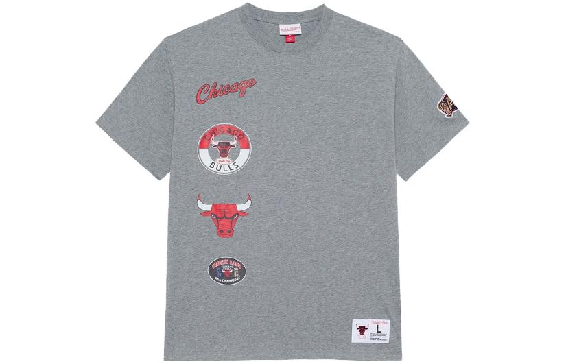 

Футболка Mitchell & Ness унисекс серая Mitchell Ness, серый