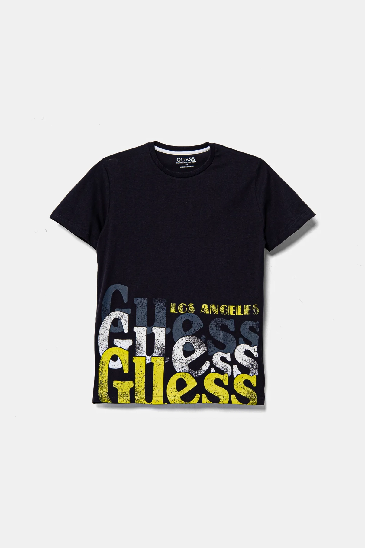 

Хлопковая футболка для детей Guess, темно-синий