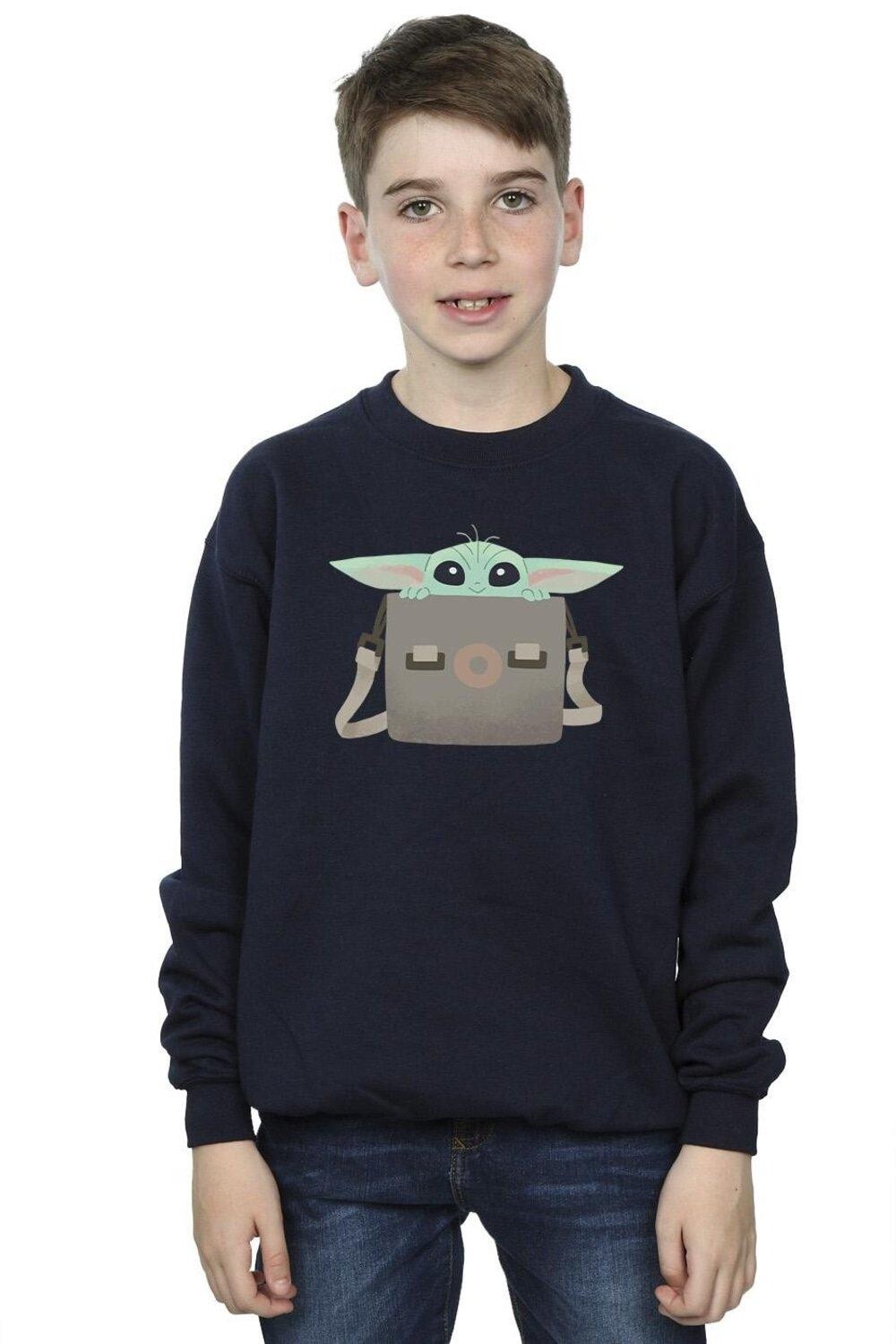

Толстовка для багажа Mandalorian Grogu Star Wars, темно-синий