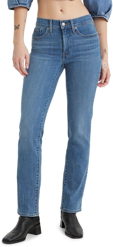 

Женские джинсы Levi's 314 Shaping Straight (также доступны в размере Plus), Lapis Bare