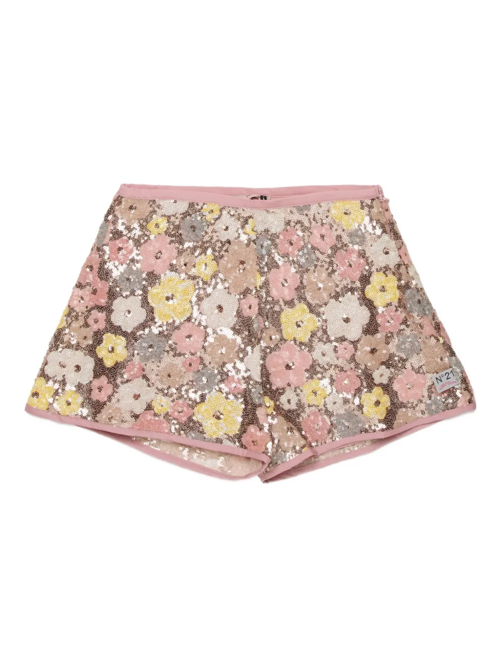 

Шорты с пайетками Nº21 Kids, розовый