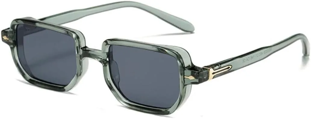 

Солнцезащитные очки с защитой UV400 | Линзы Rivets Punk с градиентом | Для женщин и мужчин | Для занятий спортом на открытом воздухе и вождения LXLHWN, Green Grey