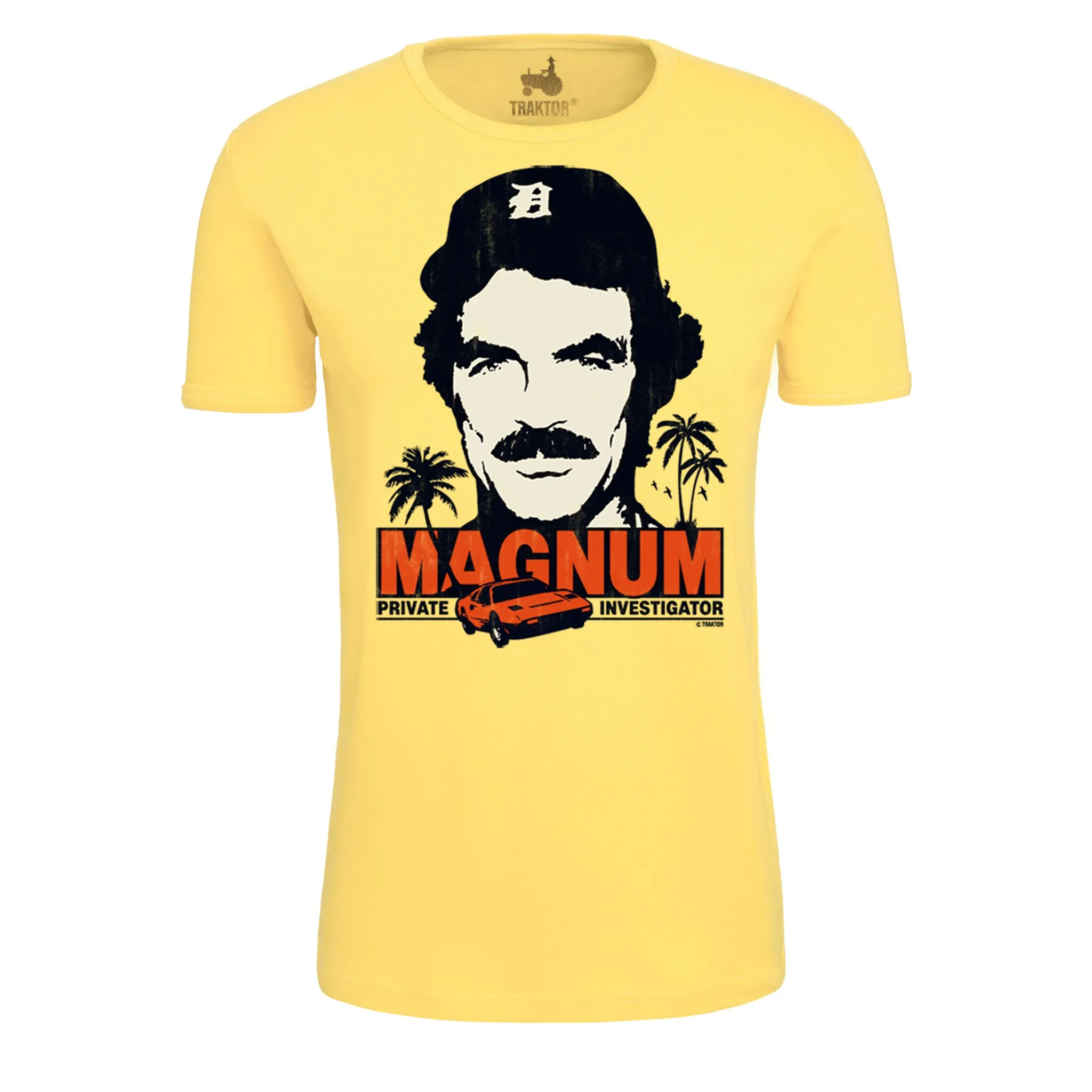 

Logoshirt Футболка "Магнум" с классным принтом, желтый