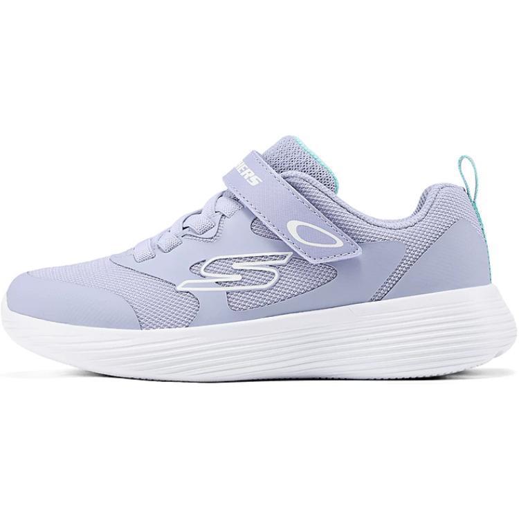 

Нескользящие износостойкие низкие детские кроссовки для повседневной носки Skechers Kids, фиолетовый