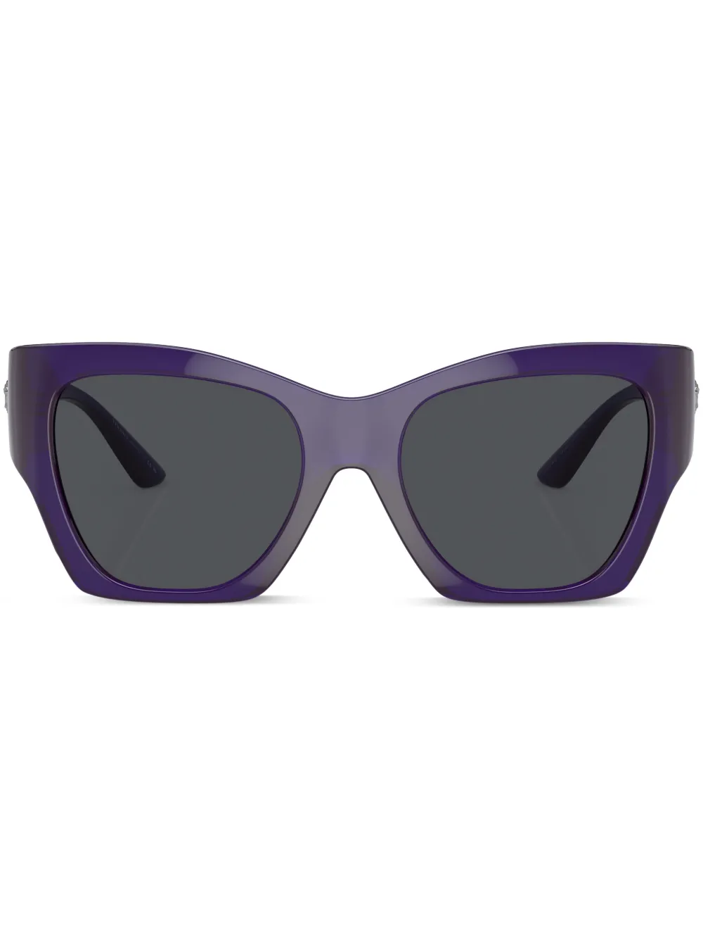 

Солнцезащитные очки в квадратной оправе с логотипом Versace Eyewear, фиолетовый
