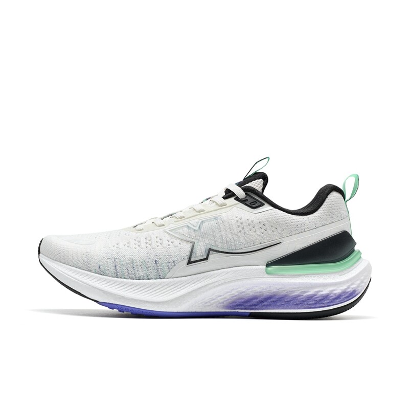 

Кроссовки мужские с низким верхом Sail White / Fluorescent Light Green / Periwinkle Purple Xtep