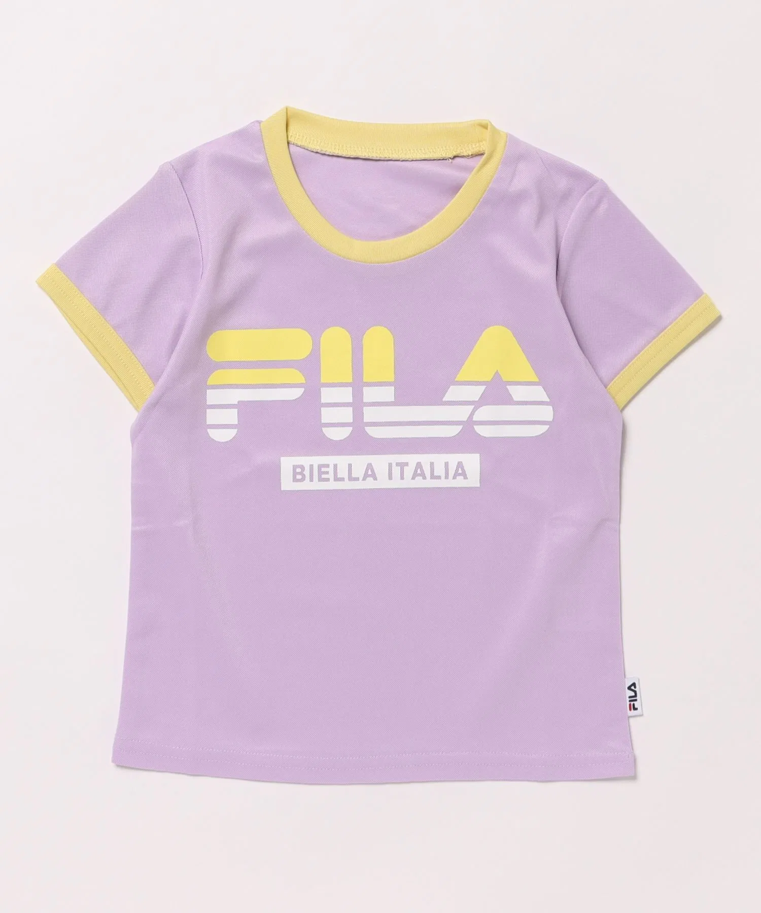 Детская футболка FILA с логотипом, дышащая, тёмно-синяя — фото 3