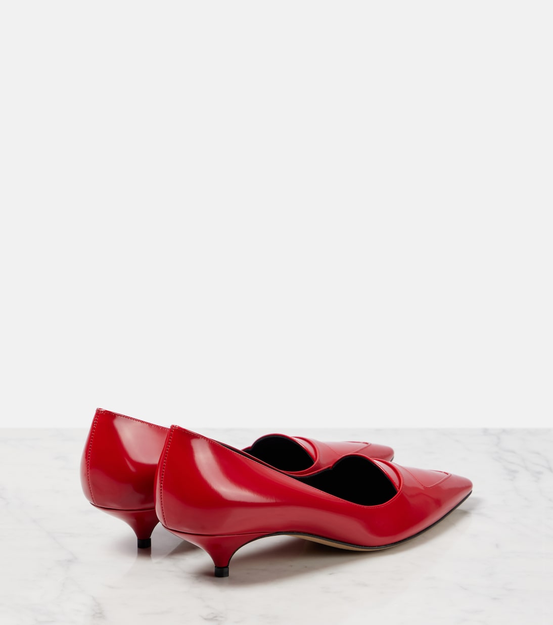Женские туфли-лодочки Viv из кожи The Row, Scarlet — фото 2