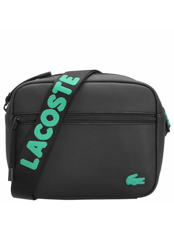 

Сумка через плечо Lacoste 25 cm, цвет jacquard webbing noir