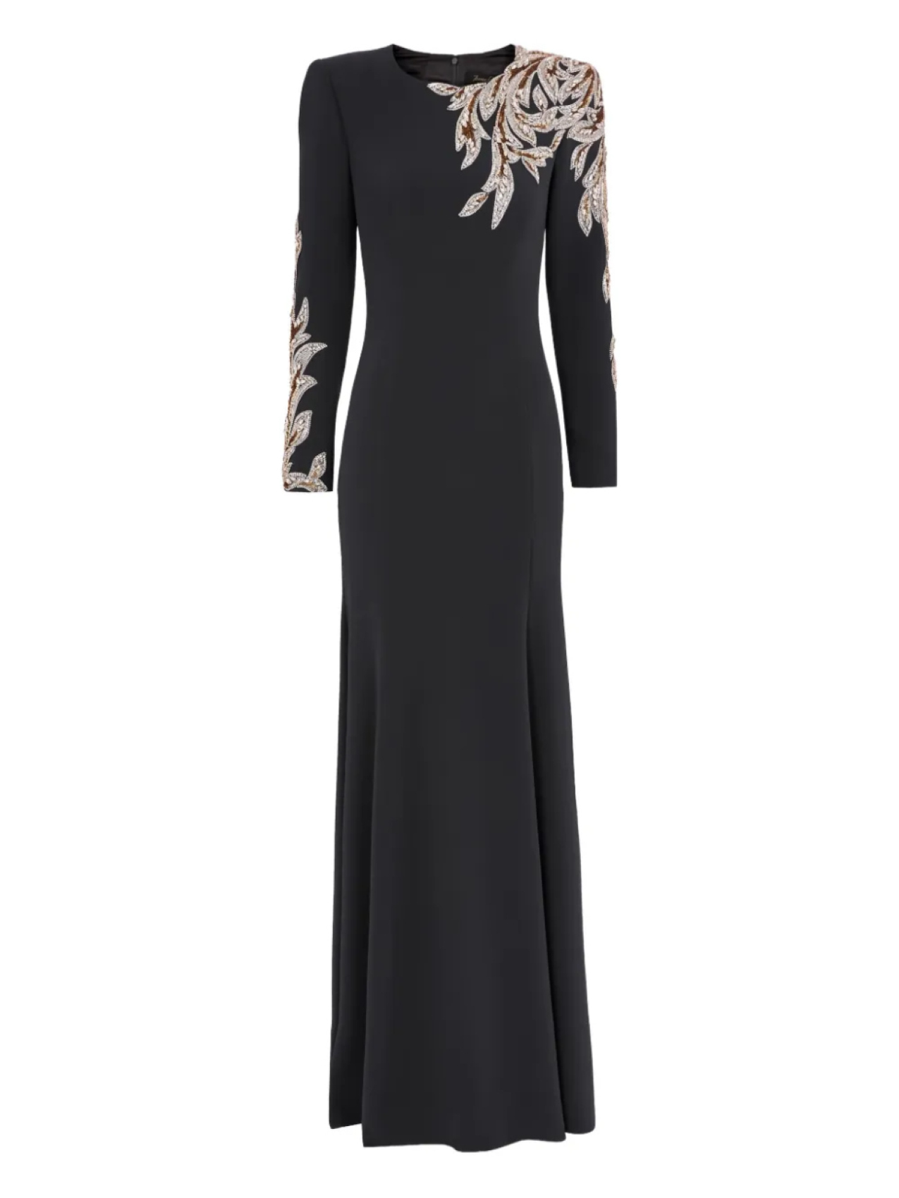 

Jenny Packham платье макси Honor с пайетками, серый