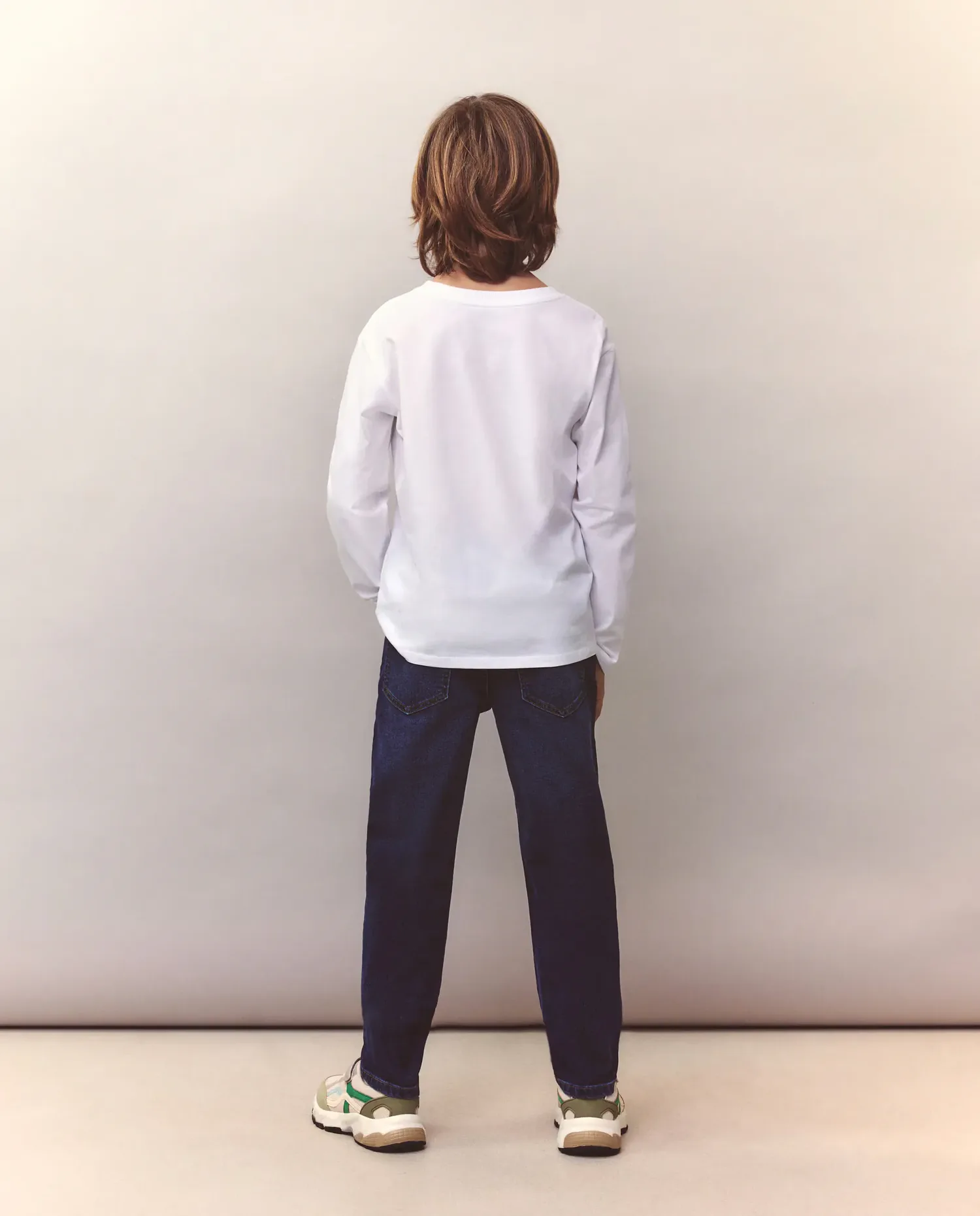Детские skinny джинсы Kids El Corte Inglés, мягкий синий — фото 3