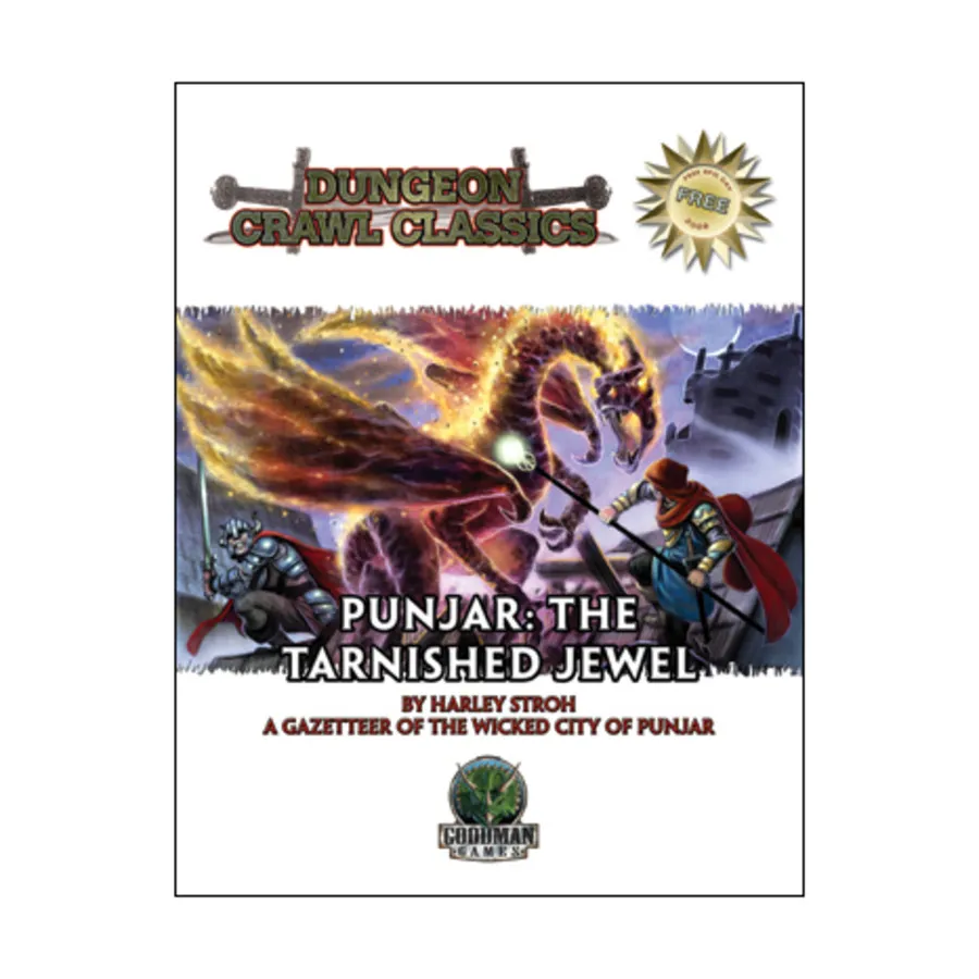 

Punjar - The Tarnished Jewel (Free RPG Day 2008), Dungeon Crawl Classics (4e), мягкая обложка