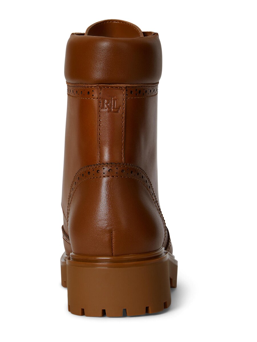 Ботильоны на шнуровке Lauren Ralph Lauren ALYSN, Cognac — фото 4