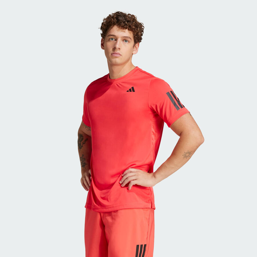 

ADIDAS Футболка Club Tennis CLIMACOOL с тремя полосками