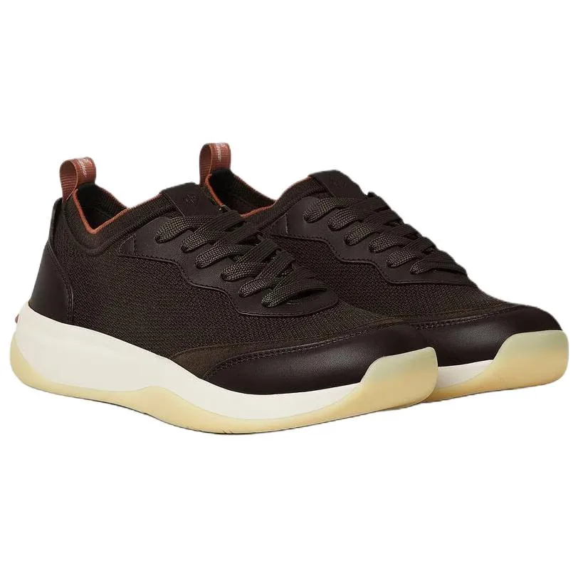 Loro Piana Кроссовки 410 Lp Walk Wish Low top Casual мужские коричневые — фото 4