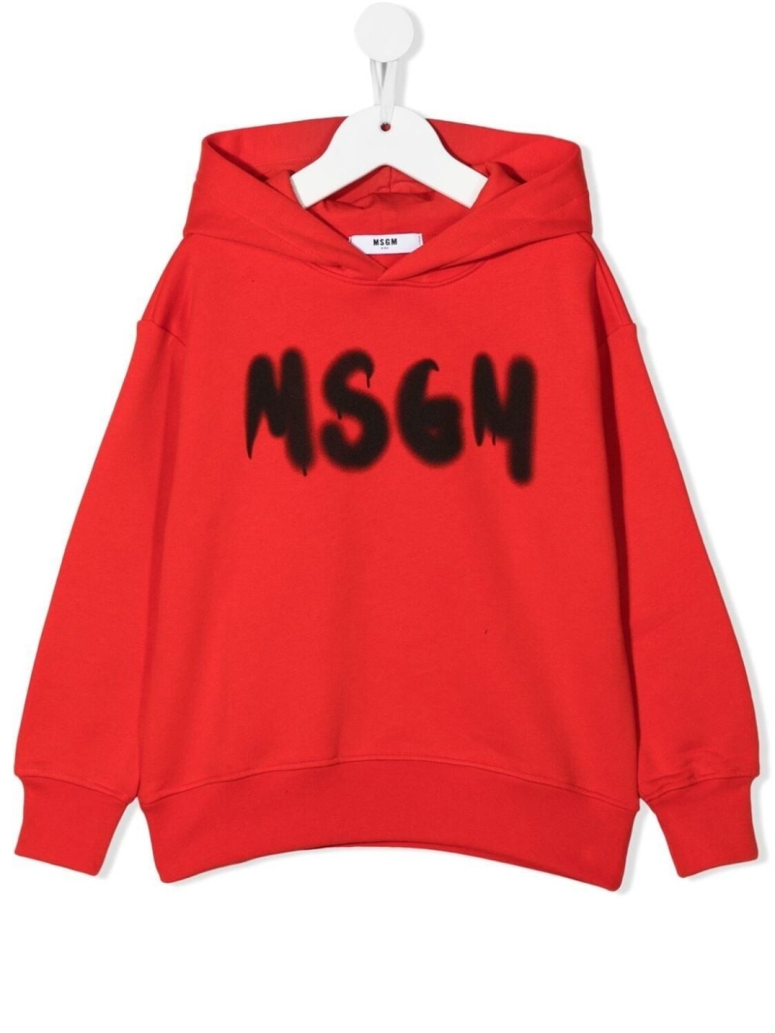 

MSGM Kids худи с логотипом, красный