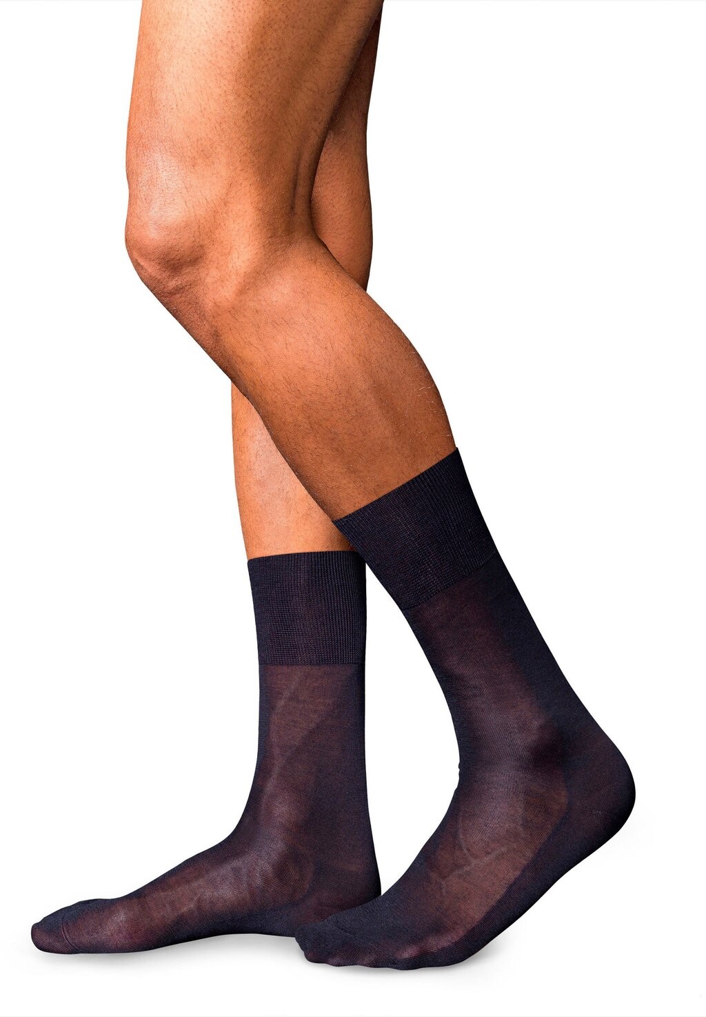 

Носки No. 4 Pure Silk Luxury Line FALKE, темно-синий