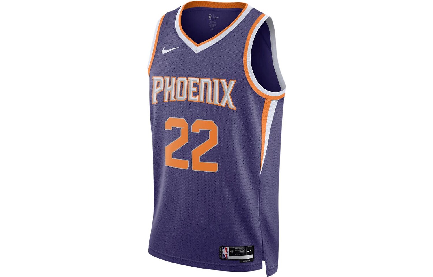 

Баскетбольная майка X NBA унисекс фиолетовая Nike, фиолетовый