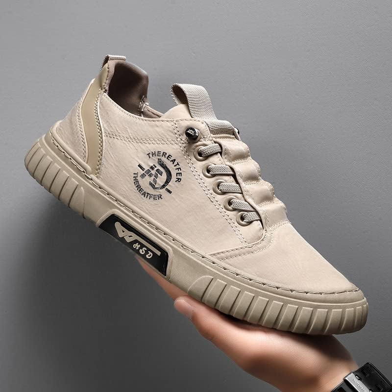 Мужские дышащие лоферы из ледяного шелка - большие размеры, удобная повседневная обувь на одной подошве, легкие и удобные для каждого дня Clolinde, хаки — фото 3