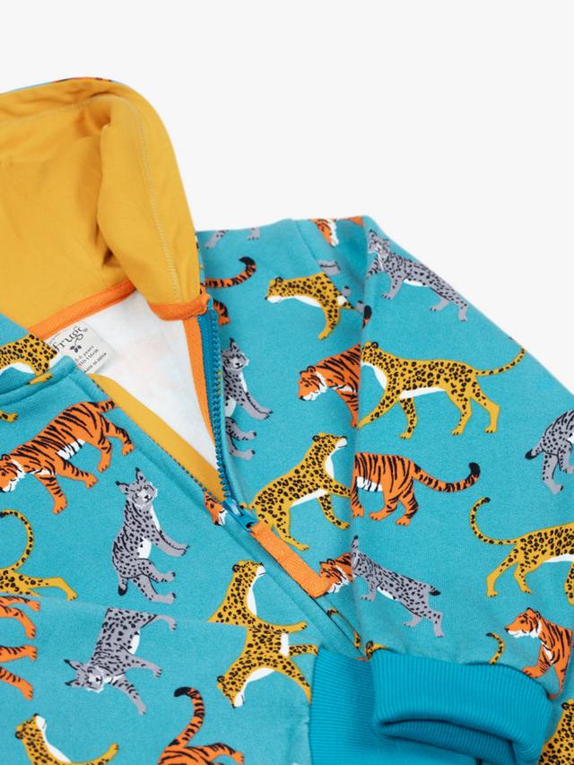Детский хлопковый комбинезон Big Snuggle Frugi, Wild Cats — фото 2