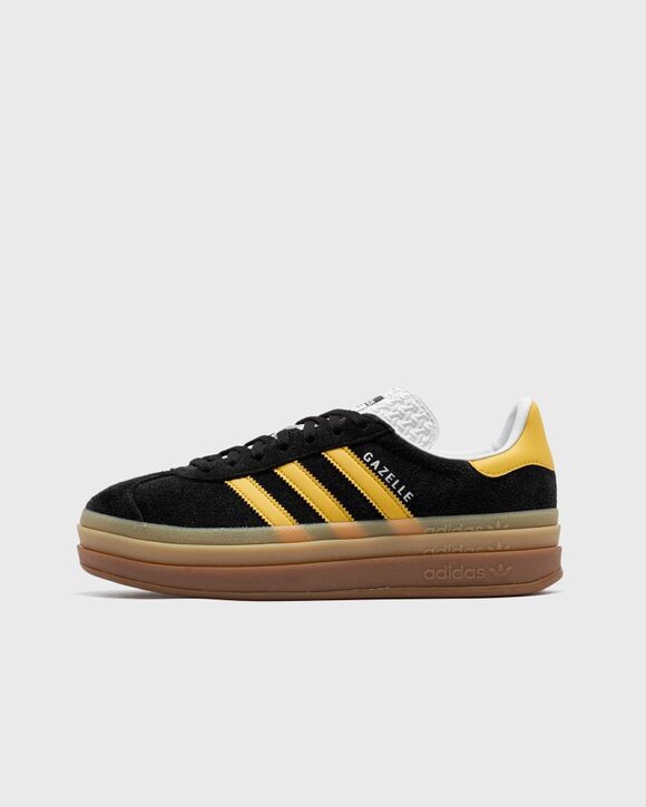 

Кроссовки Adidas Wmns Gazelle Bold, цвет cblack/bogold/ftwwht