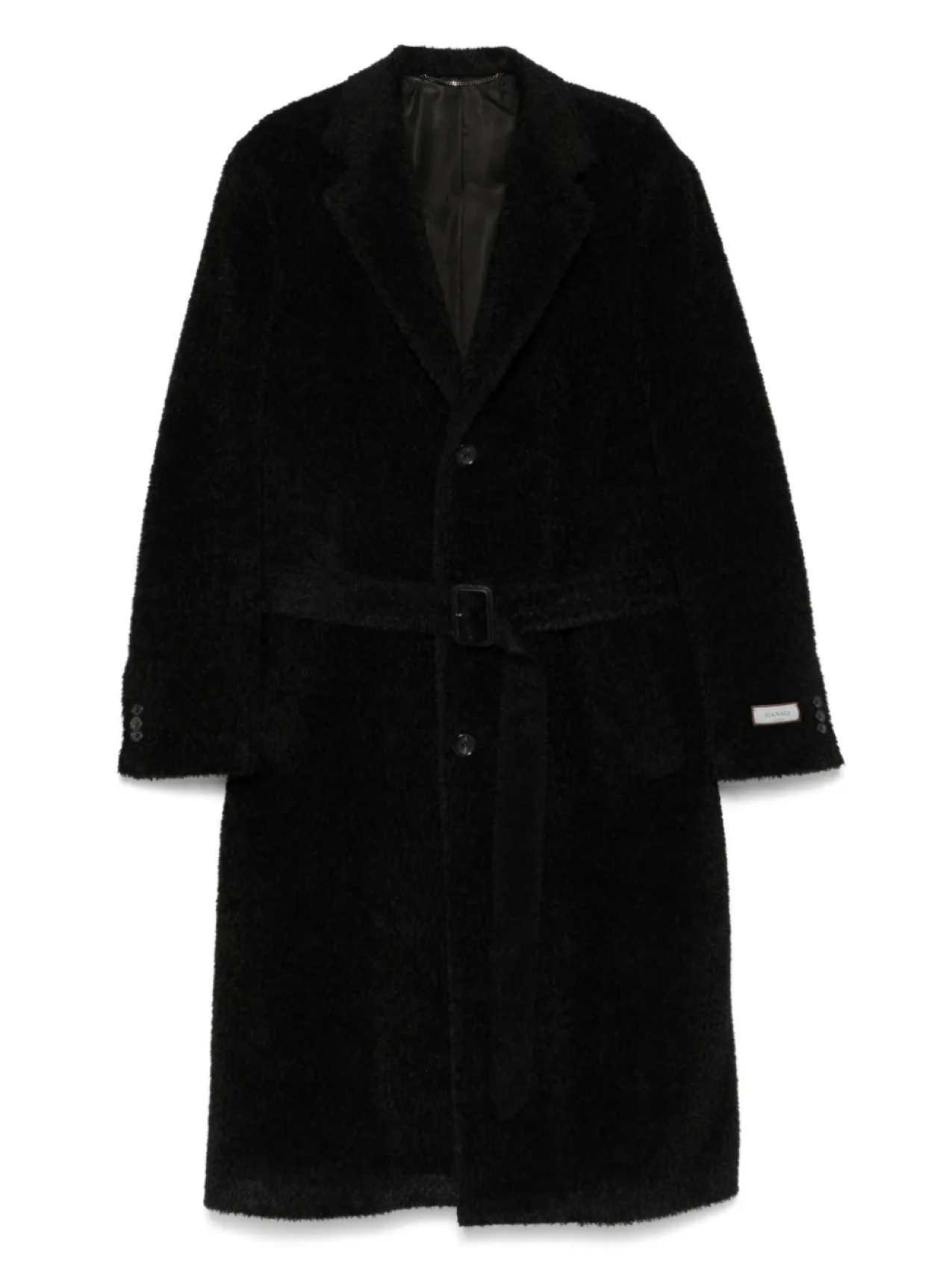 

Однобортное пальто Canali, черный