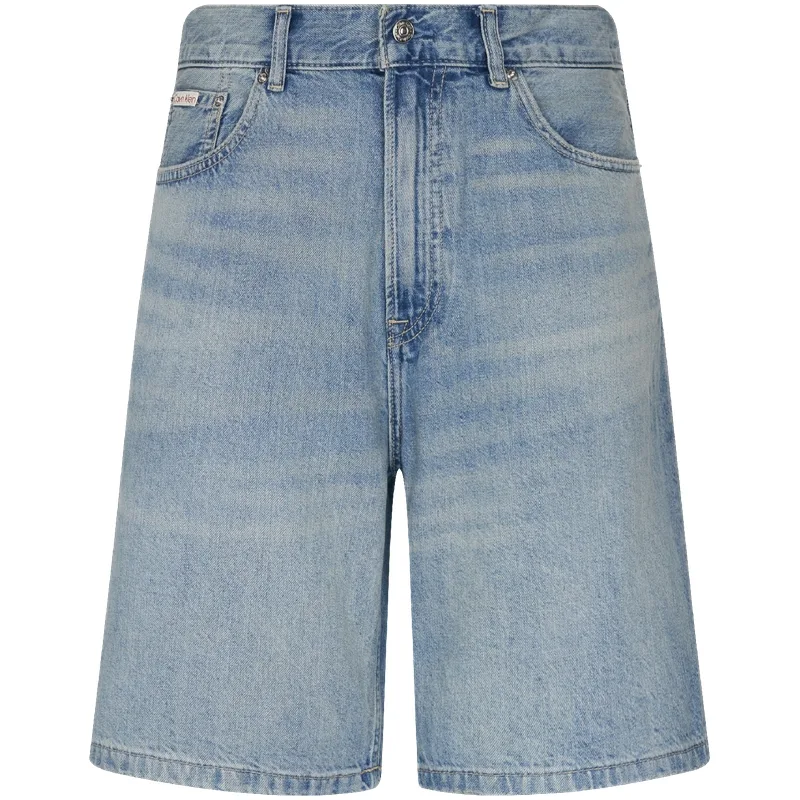 Джинсовые шорты мужские Calvin Klein, X1U-Denim Light Blue