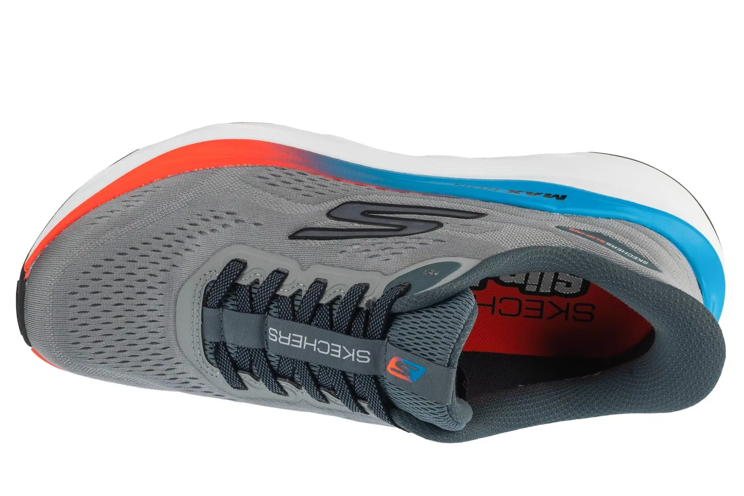 Кроссовки для бега, Slip-Ins: Max Run Skechers, серый — фото 3