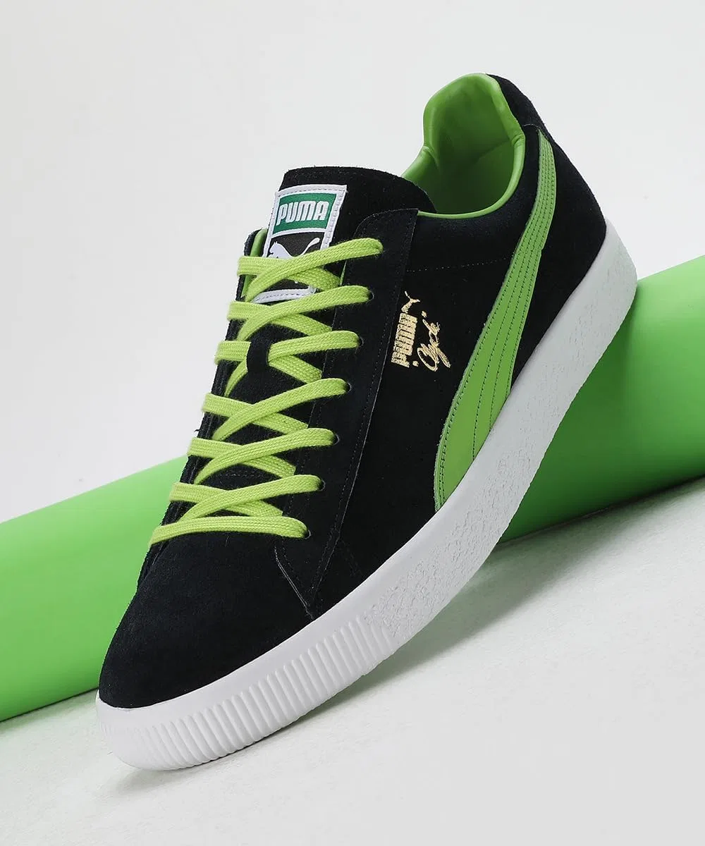 Кроссовки PUMA унисекс Clyde Clydezilla Mij, 2-Navy Lime Smash — фото 4