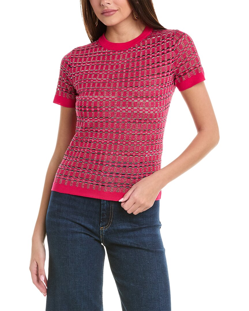 

M Missoni Вязаный топ, розовый