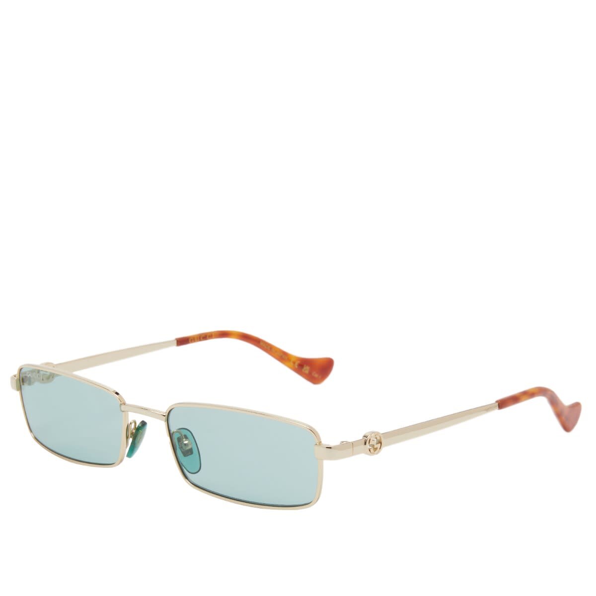 

Солнцезащитные очки Gucci Eyewear Gg1600S Sunglasses, цвет Gold & Green