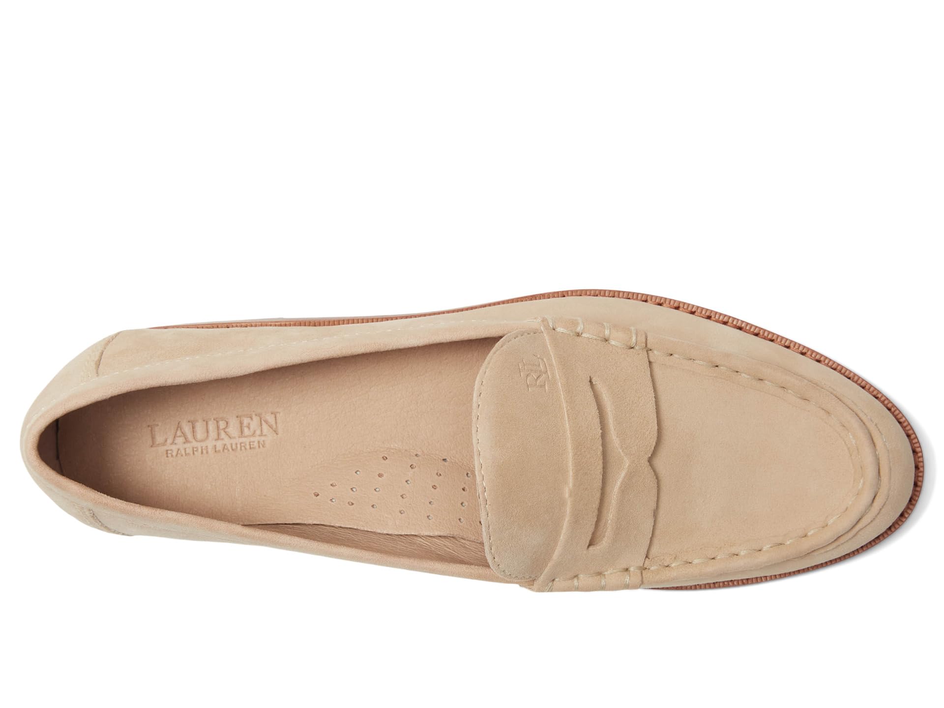 Лоферы Lauren Ralph Lauren Wynnie Suede Loafers, Sand Dune — фото 2