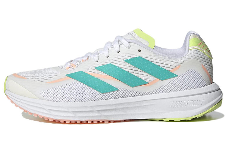

Кроссовки женские SL20.3 с низким верхом, белые/зеленые/оранжевые Adidas