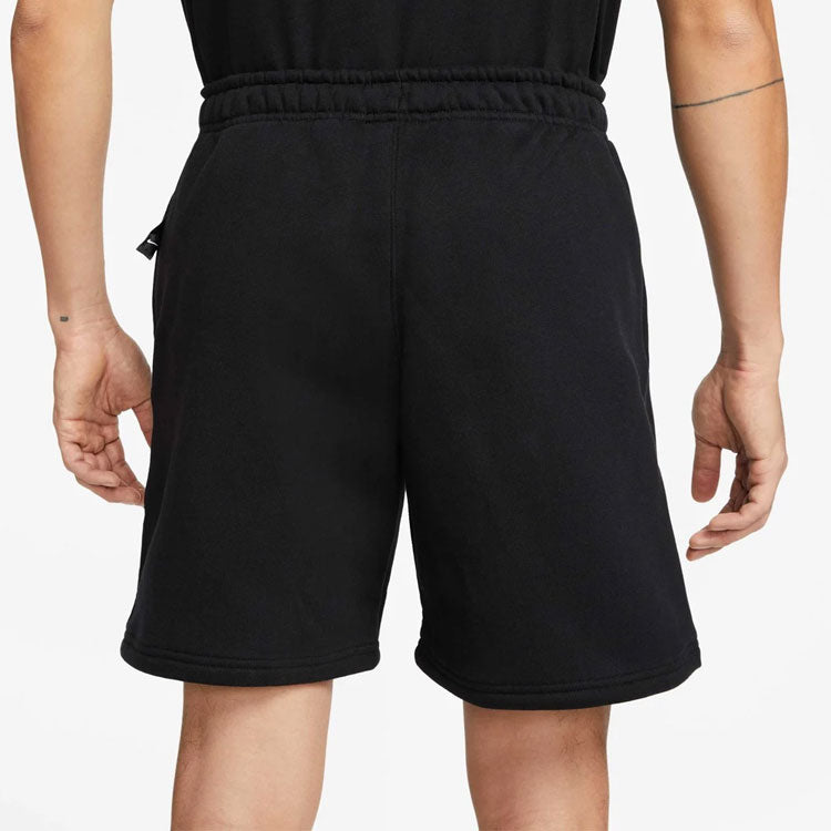 Шорты Nike Solid Color Logo Straight Loose Casual Shorts Unisex Black DV3056-010, разноцветный — фото 4